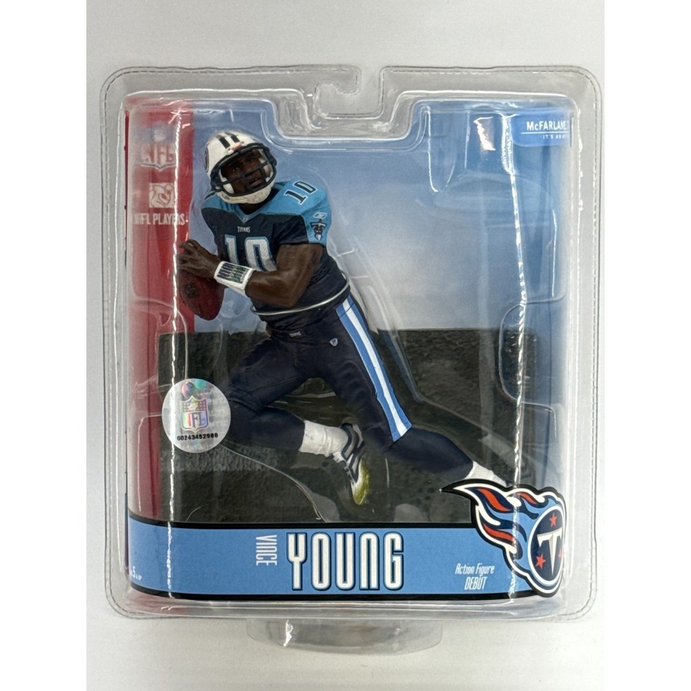 McFarlane NFL Series 15 Vince Young Tennessee Titans QB #10 Action Figure Debut